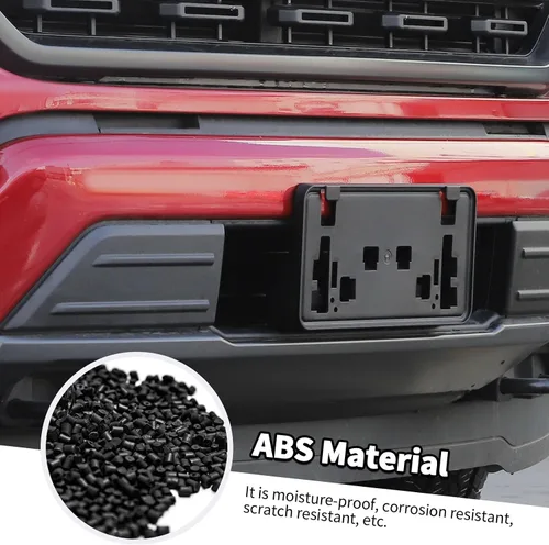 Vista 5 de Jimen Soporte de matrícula para 2021+ F150, soporte de placa frontal compatible con Ford F150 2021-2023
