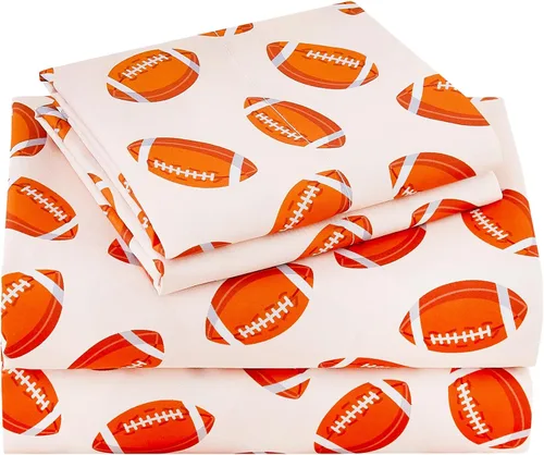 Vista 16 de Viviland 3 Pieces Boys Twin Sheets Set Kids, Baseball Printed Sheets