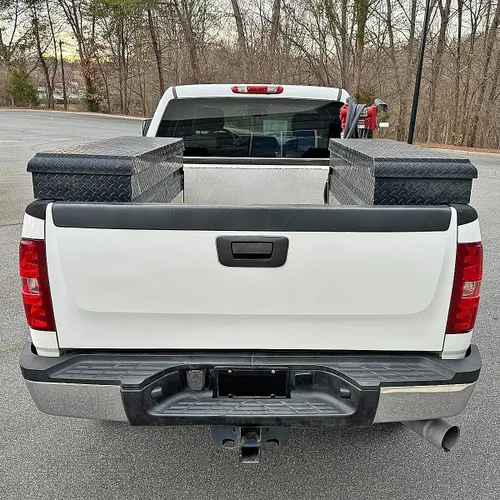 Vista 2 de Spec-D Tuning Protector de Compuerta Trasera de Camión Tapa ABS Negro Compatible con Chevy Silverado 2500 2007-2014