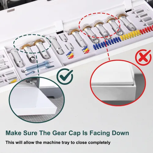Vista 6 de LOPASA Organizador de herramientas para Cricut Maker 4 Maker3 y Maker, accesorios de almacenamiento de cuchillas y suministros para cortar