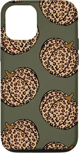 Vista 28 de Leopard Pumpkin Fall Autumn Olive Green Case for iPhone 17