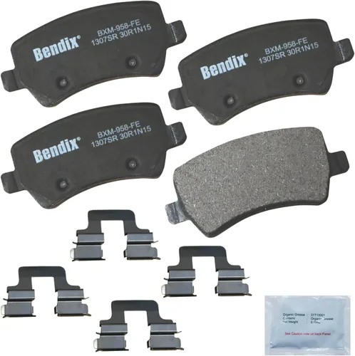 Vista 127 de Bendix Priority1 CFC154 - Juego de pastillas de freno de disco para Avanti II, Century, LeSabre, Regal, Riviera, chasis comercial, DeVille
