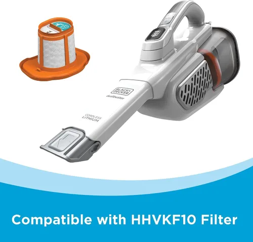 Vista 5 de Black + Decker - Aspiradora de mano sin cable, AdvancedClean+