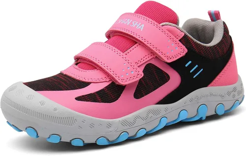 Vista 27 de Mishansha Botas de Senderismo para Niños Pequeños Niñas Niños Zapatos de Senderismo Resistentes al Agua Anti-Colisión Antideslizantes Atléticas