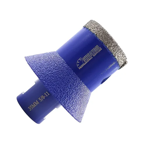Vista 12 de SHDIATOOL Brocas de núcleo de perforación de diamante, sierra de agujero de 1 pulgada para azulejos de porcelana para biselado biselado mármol