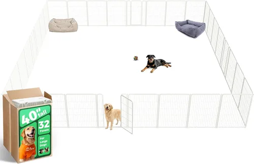 Vista 92 de FXW Homeplus Unleashed Corralito para Perros de Interior - Juego Sin Estrés y Seguro, Resistente de 24 Pulgadas 2 Paneles Corralito para Cachorros