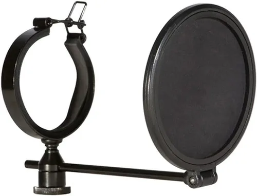 Vista 8 de Electro-Voice RE20 - Micrófono locutor de transmisión con paquete Variable-D (beige fawn) con filtro pop de dirección frontal y cable XLR-XLR