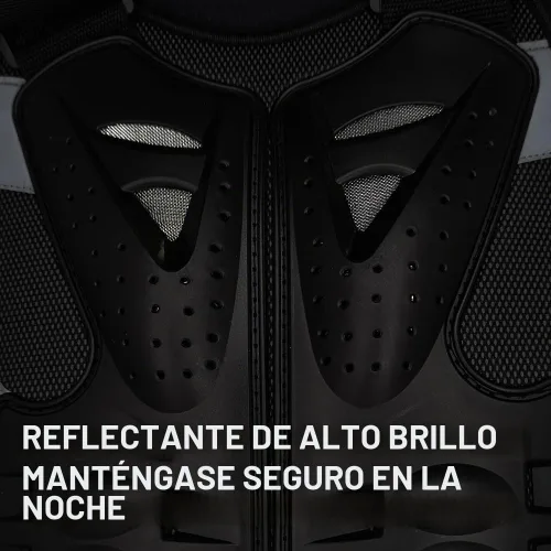 Vista 5 de Accesorios para motocicleta, coderas y rodilleras y protector de pecho, equipo de motocross para hombres y mujeres, equipo para bicicleta de tierra