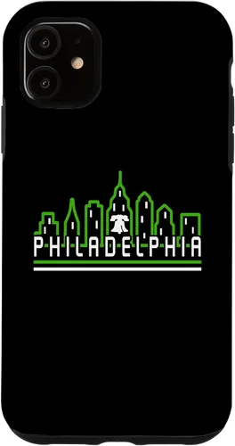 Vista 6 de Carcasa para iPhone 12 mini Philly Philadelphia Liberty Bell City Skyline Brotherly Love