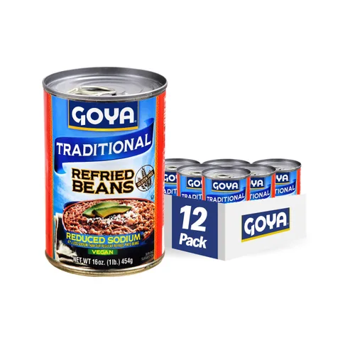 Vista 7 de Goya Frijoles refritos Mayocoba, 16 onzas (paquete de 12)
