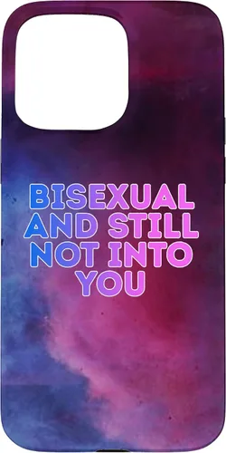 Vista 26 de Bisexual and Still Not Into You Bi Flag Pride Equality Humor Case for iPhone 17