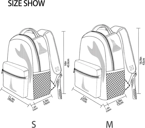 Vista 3 de Mochila para niños todoterreno con múltiples bolsillos de gran capacidad, bolsa escolar con etiqueta de nombre, 1616.9 pulgadas, Verde, Mochilas
