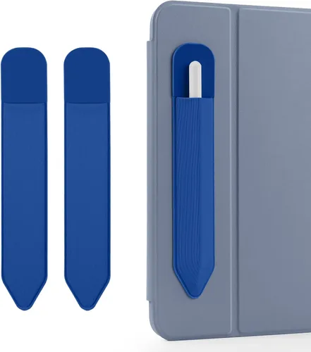 Vista 15 de DTTO Estuche para Apple Pencil Pro, Apple Pencil de 1ª/2ª generación y (USB-C), funda de piel sintética con banda elástica desmontable que se fija