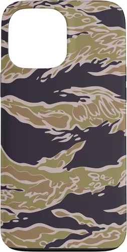 Vista 24 de US Army Tiger Stripe Camo Vietnam Special Forces Camouflage Case para iPhone 17