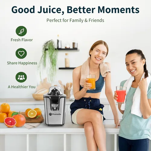Vista 7 de Exprimidor eléctrico de cítricos, máquina de jugo de naranja