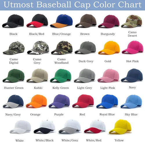 Vista 5 de Utmost Gorra de béisbol estructurada con cierre ajustable - Sombrero de rendimiento para actividades al aire libre y bordado personalizado