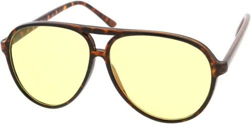 Vista 4 de Gafas de sol estilo aviador de 2362in con lente de bloqueo azul retro