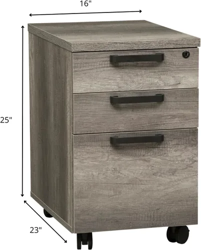 Vista 3 de Liberty Furniture Industries Tanners Creek - Juego de escritorio de 2 piezas, 51 pulgadas de ancho x 24 pulgadas de profundidad x 30 pulgadas