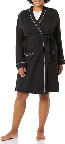 Vista 4 de Tienda Essentials Bata ligera de punto gofre de longitud media para mujer (disponible en tallas extragrandes)