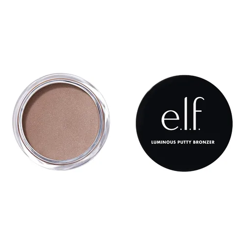 Vista 11 de e.l.f. Bronceador de masilla luminoso, bronceador ligero de masilla a polvo para un acabado radiante, brillante, altamente pigmentado, vegano