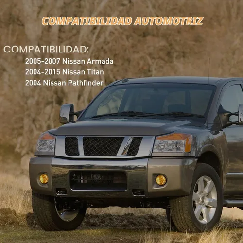 Vista 8 de Nilight - Conjunto de luz antiniebla compatible con Nissan Armada 2005 2006 2007