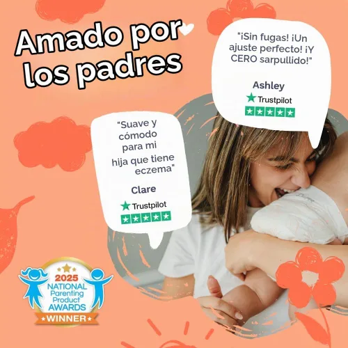Vista 6 de Pura Pañales para bebé talla 5 (27-35 libras) 48 unidades de piel sensible