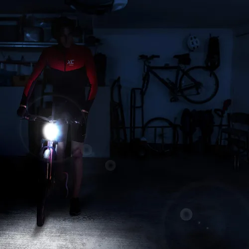 Vista 7 de Luz delantera de seguridad para bicicleta - 200 lúmenes USB recargable LED
