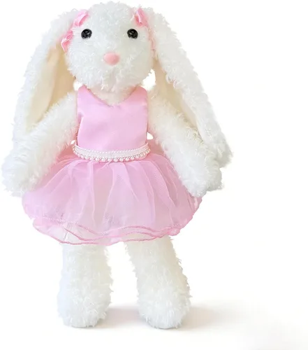 Vista 9 de Juego de 5 cestas de peluche para conejito de Pascua, cubos de Pascua con huevos de Pascua, cesta de caza para regalos de fiesta de Pascua, bolsas