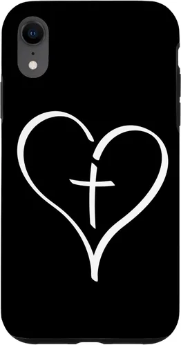 Vista 25 de Blessed Christian Heart Jesus Cross Christian Catholics Cute Case for iPhone 16