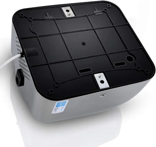 Vista 4 de Secadores de manos automáticos comerciales para baños, de acero inoxidable de alta resistencia de 1800 W, aire caliente, compacto, eléctrico