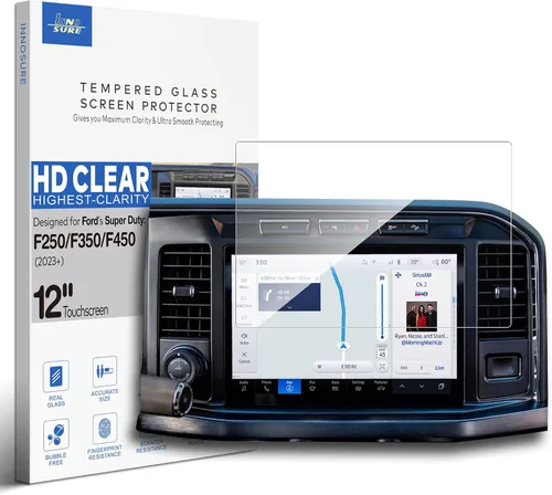 Vista 8 de [Antideslumbrante] Protector de pantalla de vidrio templado para Ford F-150 (2021-2025), F-150 Lightning (2022-2025), Expedition (2022-2024)