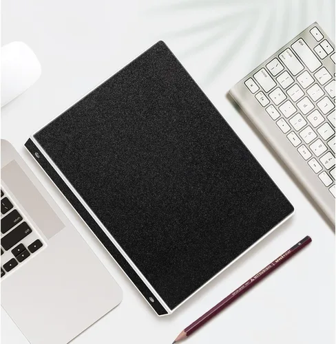 Vista 7 de NatureTouch Carpeta de 3 anillas, organizador con purpurina de 1 pulgada (10.5'' x 11.5'') con capacidad para 300 páginas tamaño carta de 8.5'' x