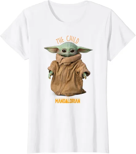 Vista 14 de Star Wars The Mandalorian Grogu The Child Photo Pose - Camiseta linda Negro