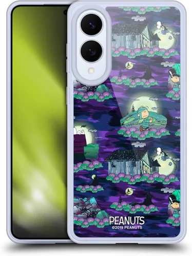 Vista 48 de Head Case Designs Funda de gel Spooktacular con licencia oficial de Peanuts Linus y Snoopy [protección de grado militar] compatible con Google Pixel