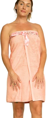 Vista 15 de UWRAPT Toalla para mujer, cierre de lazo, sin ganchos ni broches, 100% algodón, absorbente para spa, ducha, baño, piscina