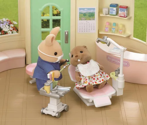 Vista 6 de Epoch Sylvanian Families Sylvanian Family Doll "Kit dentista H-14