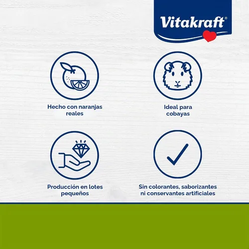 Vista 3 de Vitakraft Drops - Golosinas de yogur para conejillos de indias, naranja, 5.3 onzas (paquete de 1)