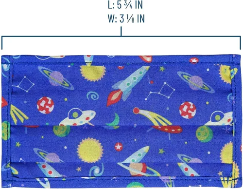 Vista 9 de Wildkin - Mochila infantil de 12.0in con máscara facial (fuera de este mundo)