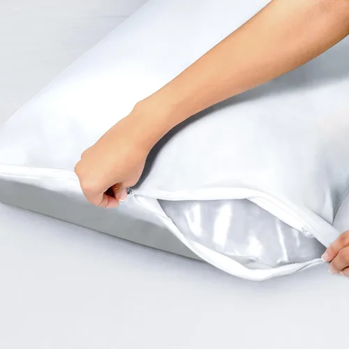 Vista 3 de KleenCover PillowSafe - Protector de almohada estándar de 21 x 27 pulgadas, impermeable, hipoalergénico, protección certificada contra chinches