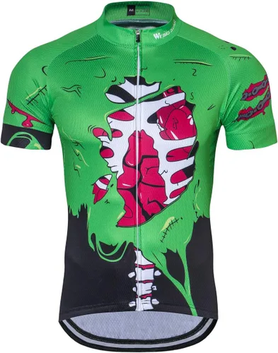 Vista 169 de Weimostar Hombre Ciclismo Jersey Manga Corta Bicicleta Ropa Multicolor Diamante