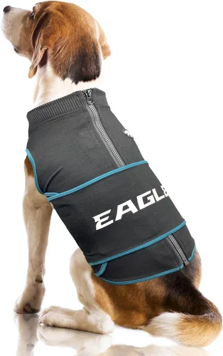 Vista 9 de NFL Dallas Cowboys - Camisa para perro, chaleco calmante de solución calmante y calmante para perros y gatos con miedos, fuegos artificiales, ruidos