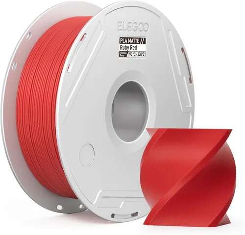 Vista 24 de ELEGOO Filamento de ácido poliláctico (PLA) mate 1.75mm Beige 1KG, filamento de impresora 3D de alta precisión, carrete de 1kg (2.2lbs) Compatible