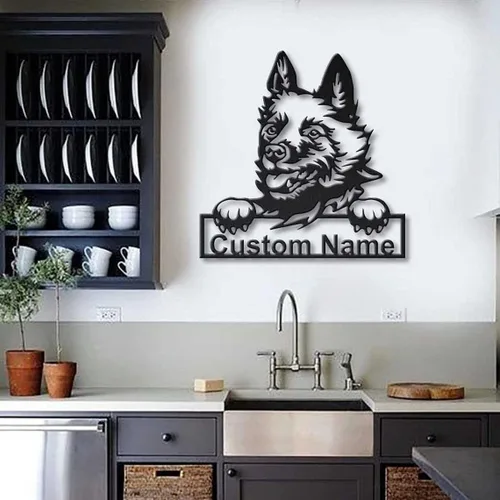 Vista 74 de Letrero de madera personalizado de perro Airedale Terrier Letrero de madera personalizado Airedale Terrier Airedale Terrier divertido Regalo