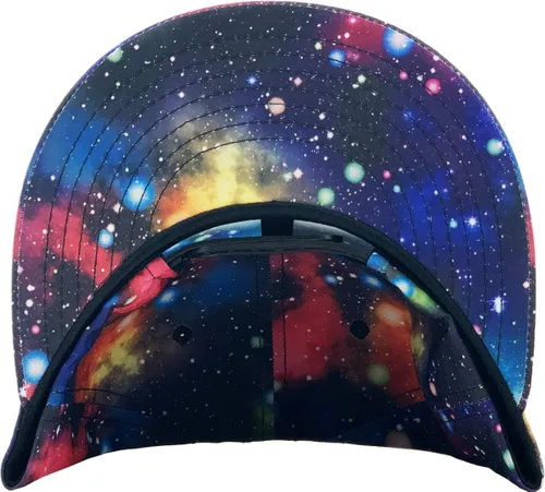 Vista 5 de Galaxy Leaf Hologram Floral Aztec - Gorra con detalle de estampado floral, estilo béisbol