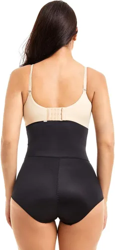 Vista 2 de COHTB Bragas moldeadoras para mujer con control de abdomen cintura alta moldeadoras ropa interior para levantamiento de glúteos calzoncillos