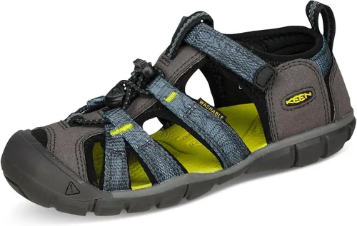 Vista 20 de KEEN Sandalias unisex para niños Seacamp 2 CNX con puntera cerrada Azul Azur/Blanco Estrella