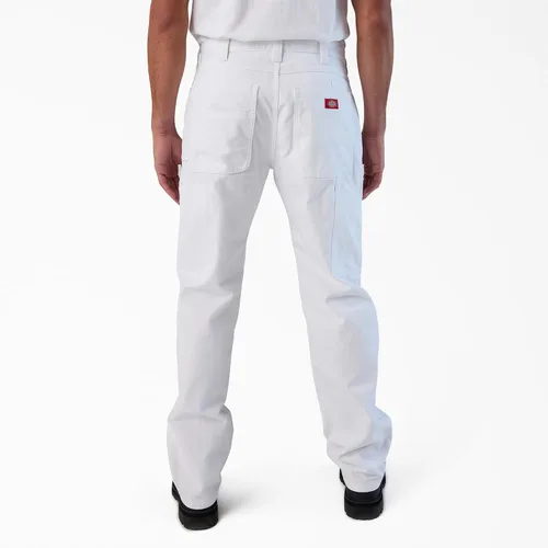 Vista 2 de Dickies Pantalones de pintor utilitarios para hombre Blanco