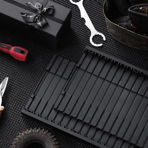 Vista 6 de Wesiti 2 piezas de modelo, estantes de plástico para colocar herramientas para modelos, figuras de acción, pasatiempos, accesorios de bricolaje