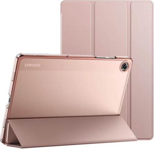 Vista 12 de JETech Funda para Samsung Galaxy Tab A9+ / A9 Plus de 11 pulgadas 2023, funda protectora delgada y translúcida trasera de tres pliegues para tablet