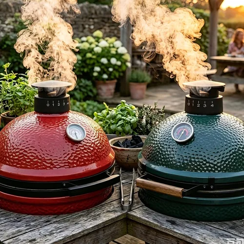 Vista 6 de Vankey Tapa de paraguas de aluminio fundido para Kamado Joe y ventilación